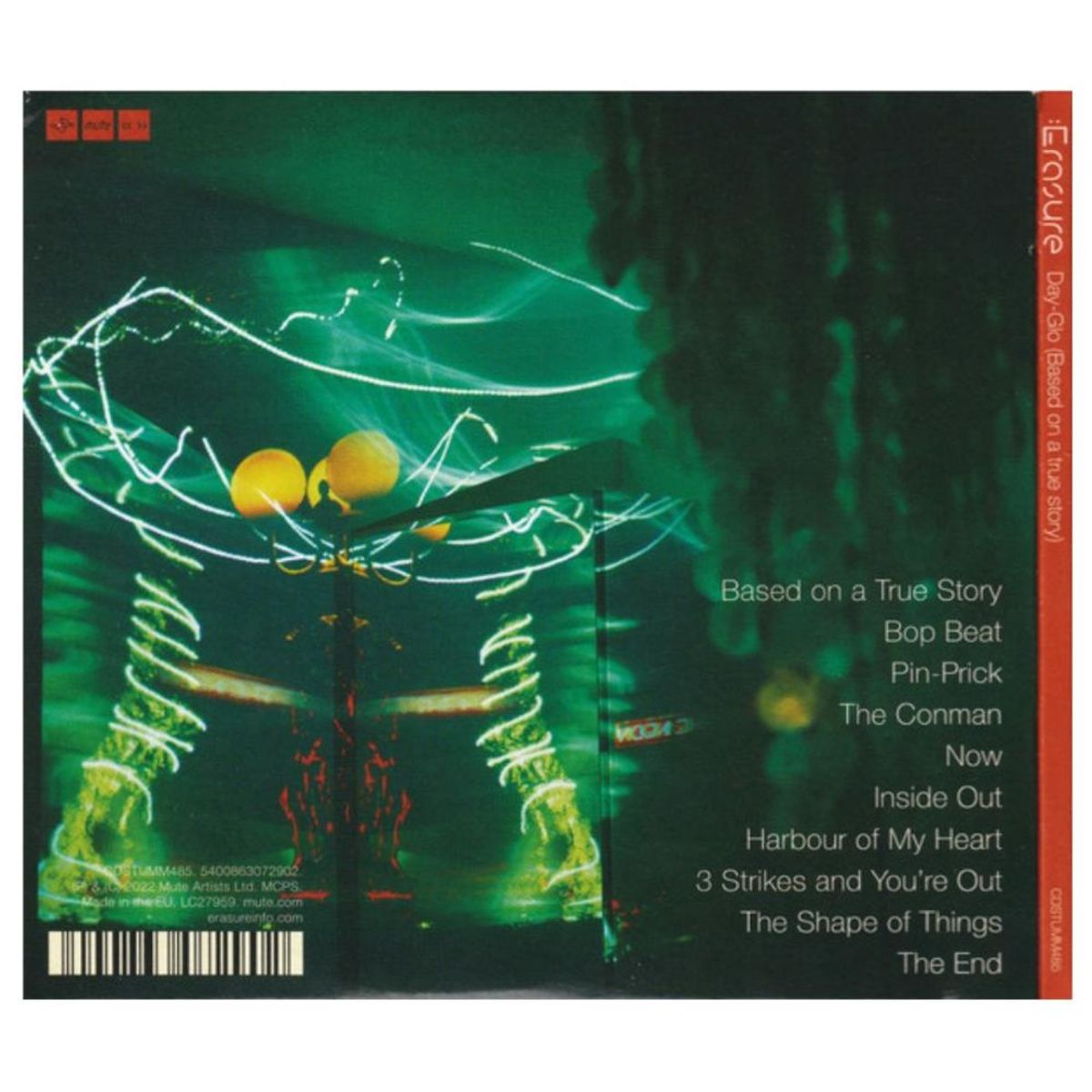 HITWAY MUSIC - ERASURE - DAY-GLOBASED ON A TRUE STORY CD HITWAY MUSIC