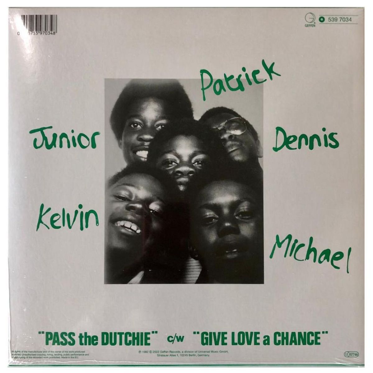 HITWAY MUSIC - MUSICAL YOUTH - PASS THE DUTCHIE - 10" MAXI SINGLE VINILO HITWAY MUSIC