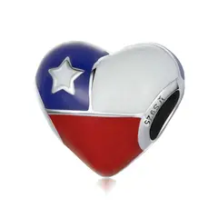 NAZ - Charm Plata Bandera de Chile…