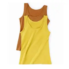 EVERSO - 6 Camisetas Mujer Sin Manga Fibra Bambú Musculosa Mujer..