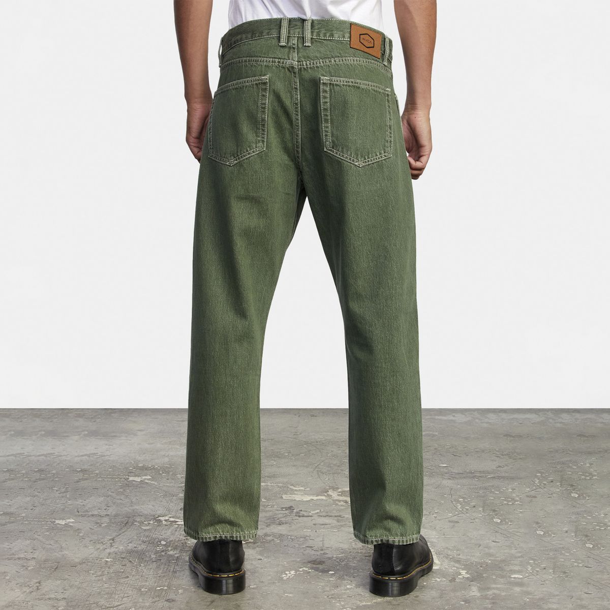 RVCA - Jeans Hombre New Dawn Denim M Pa Verde RVCA