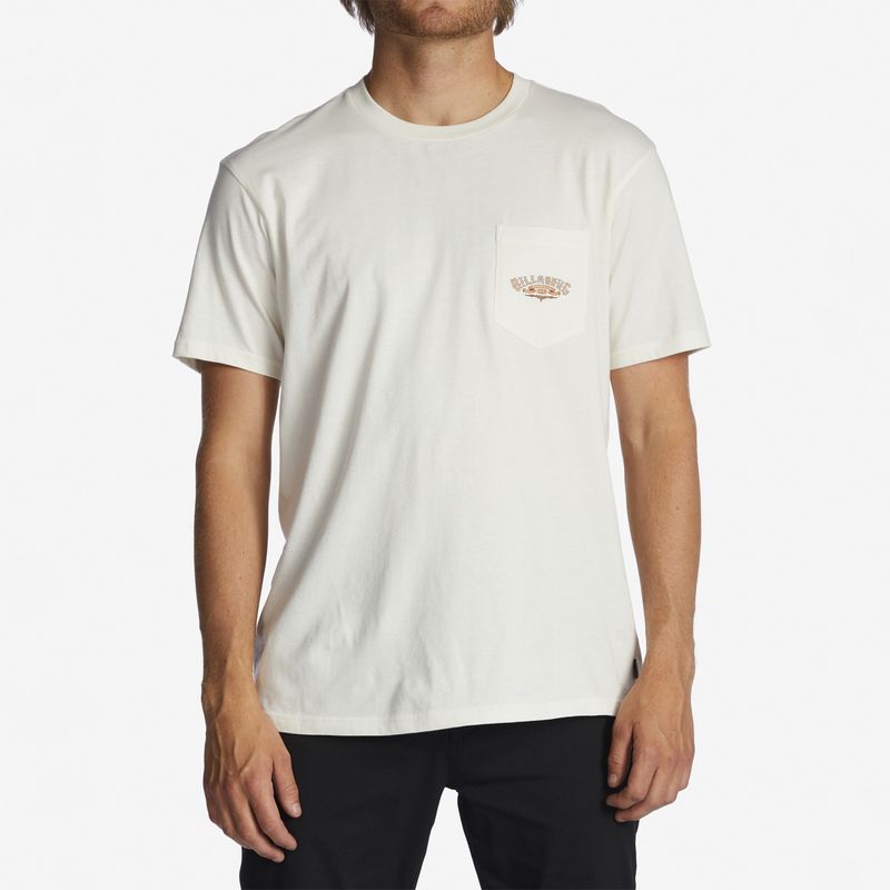 BILLABONG - Polera M/C Hombre Troppo M Blanco BILLABONG
