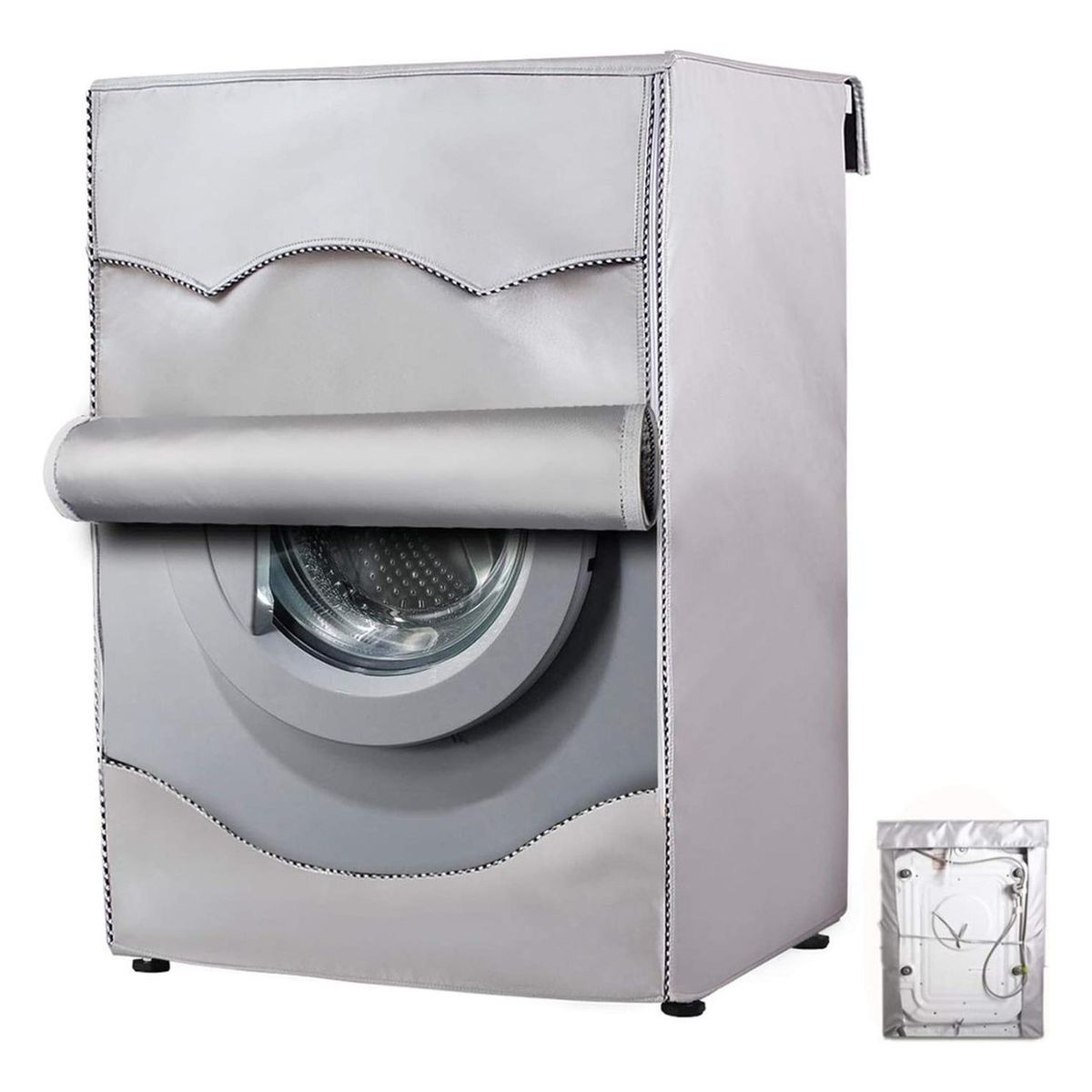 IMPORTCLICK - Funda Cobertor Impermeable Lavadora Secadora Frontal - Gris