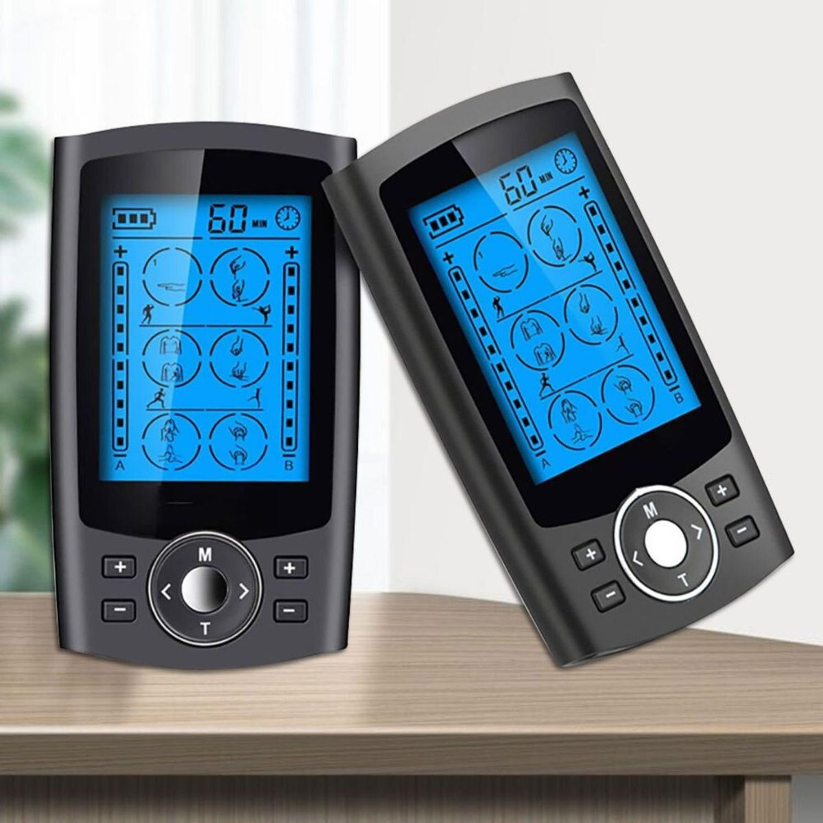 IMPORTCLICK - Estimulador Muscular Masajeador Tens Ems 24 Modos - Negro