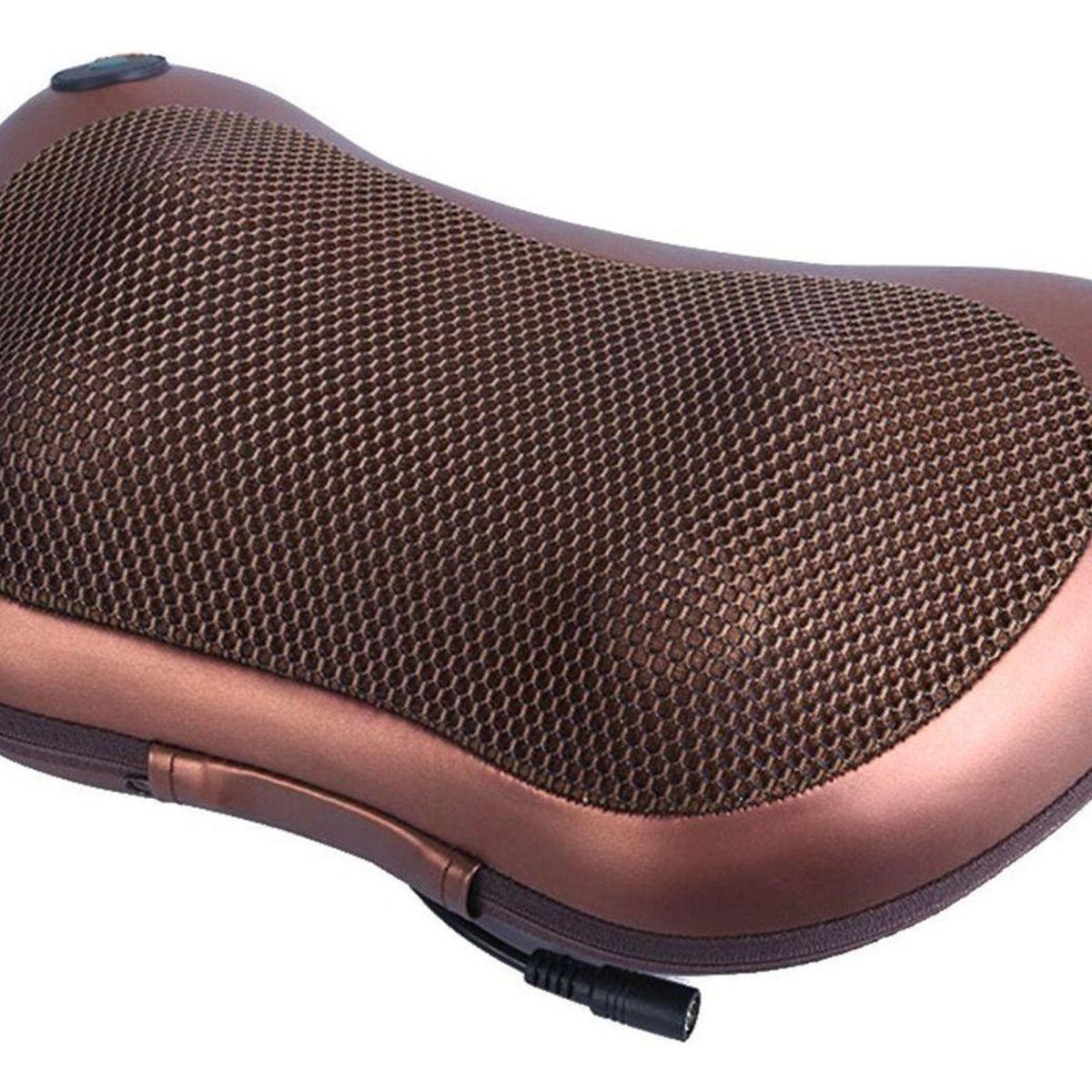 IMPORTCLICK - Masajeador Almohada Cojín Eléctrico Lumbar Cuello Piernas - Café