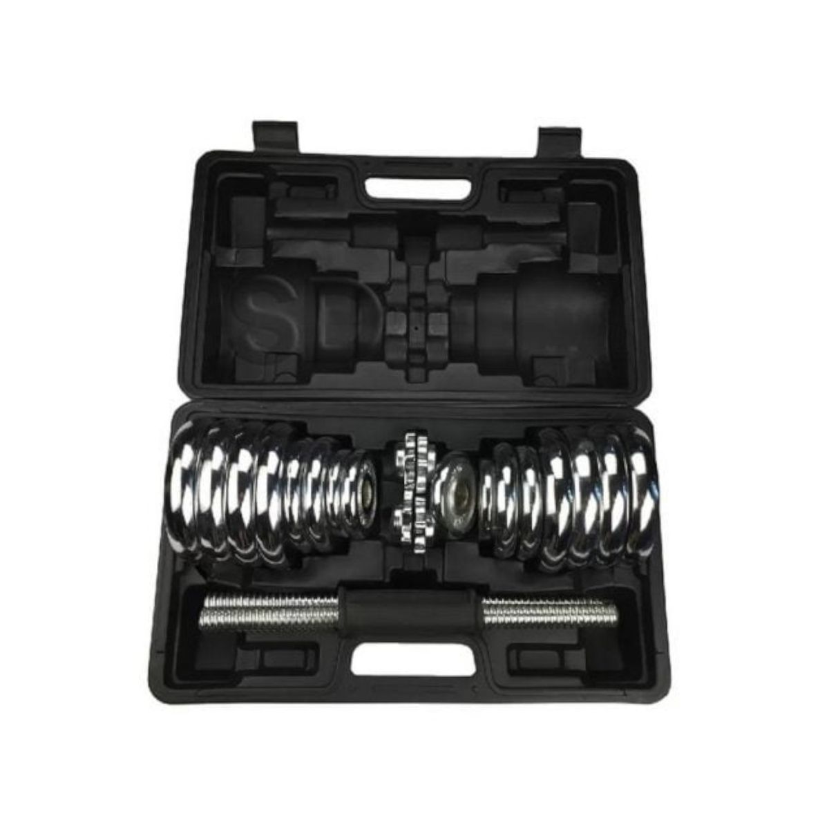 SDFIT - Mancuernas Cromadas York Maletín Set 20KG…