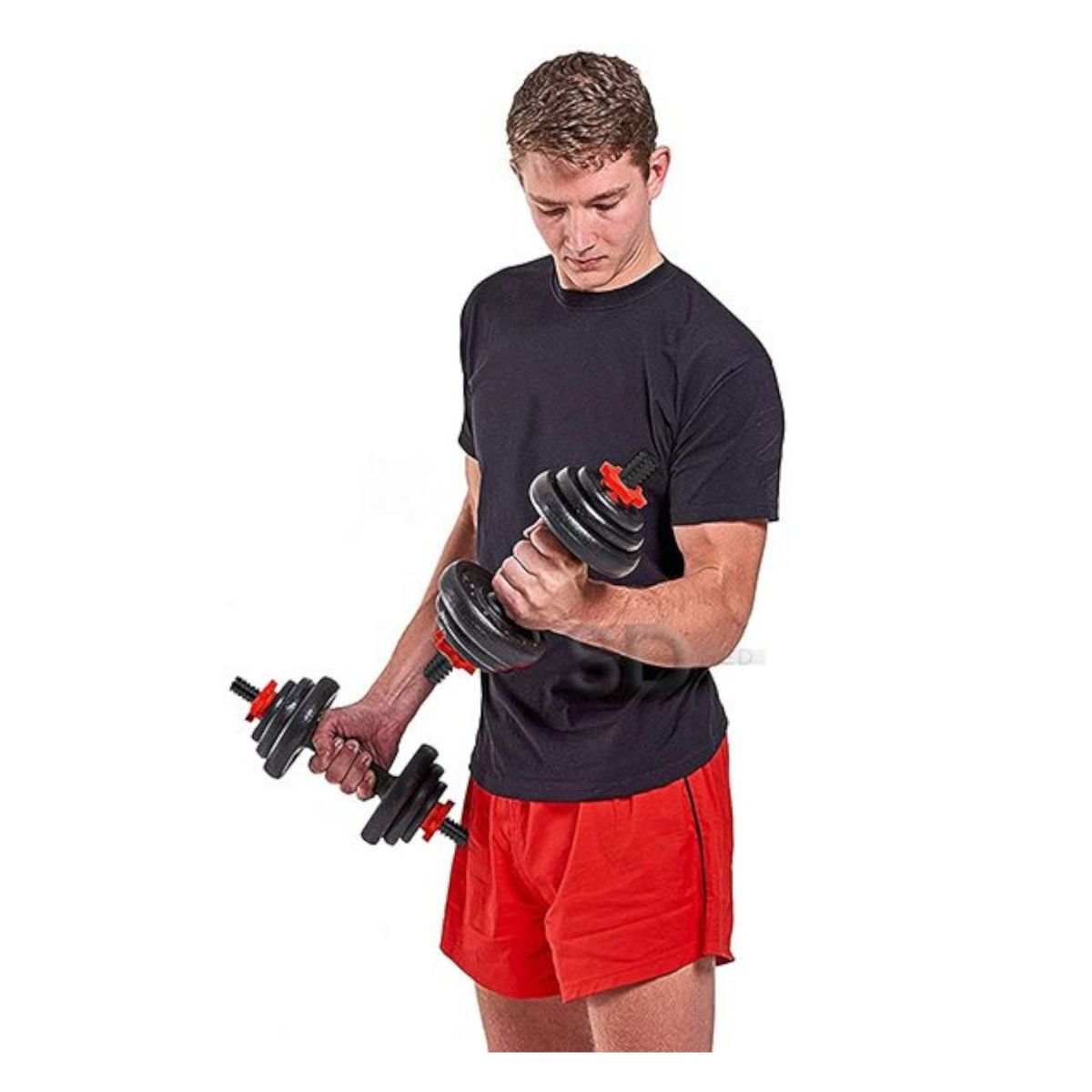 SDFIT - Maletin Set Discos de Fierro 15 KG…