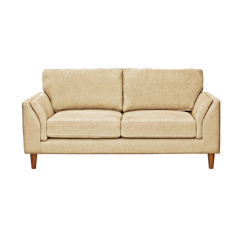 LATAM HOME - Sofá Milan 2 Cuerpos Lino Natural