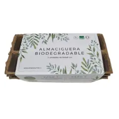 ALTAVISTA - Almacigueras biodegradables 3 uni 6x6x8 cm