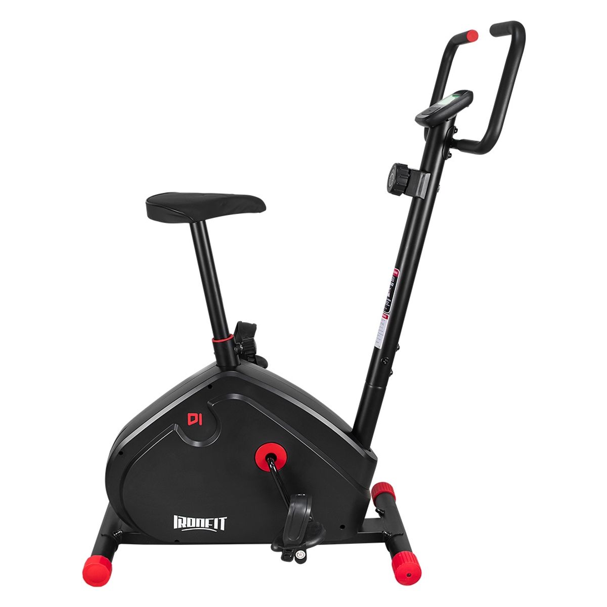 CITYSHOP - Bicicleta Estática Magnética Ironfit con Monitor LCD y Resistencia Ajustable 100 kg