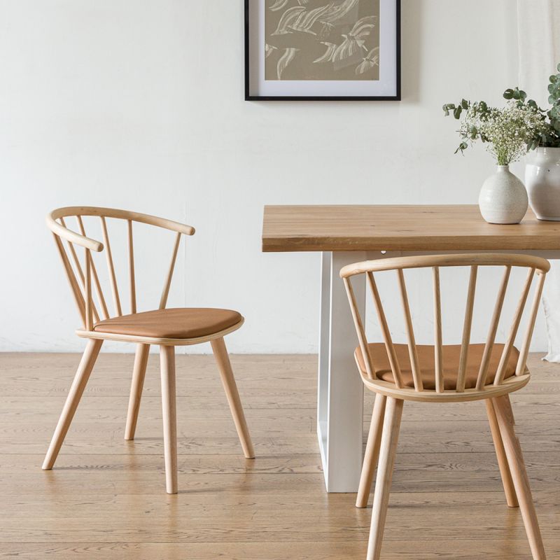 AMOBLE - Silla comedor Leire Cuero Amoblé