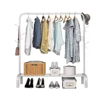 Perchero Exhibidor De Ropa Metálico Resistente