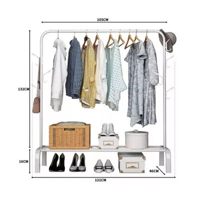 Imagen 2 del producto Perchero Exhibidor De Ropa Metálico Resistente