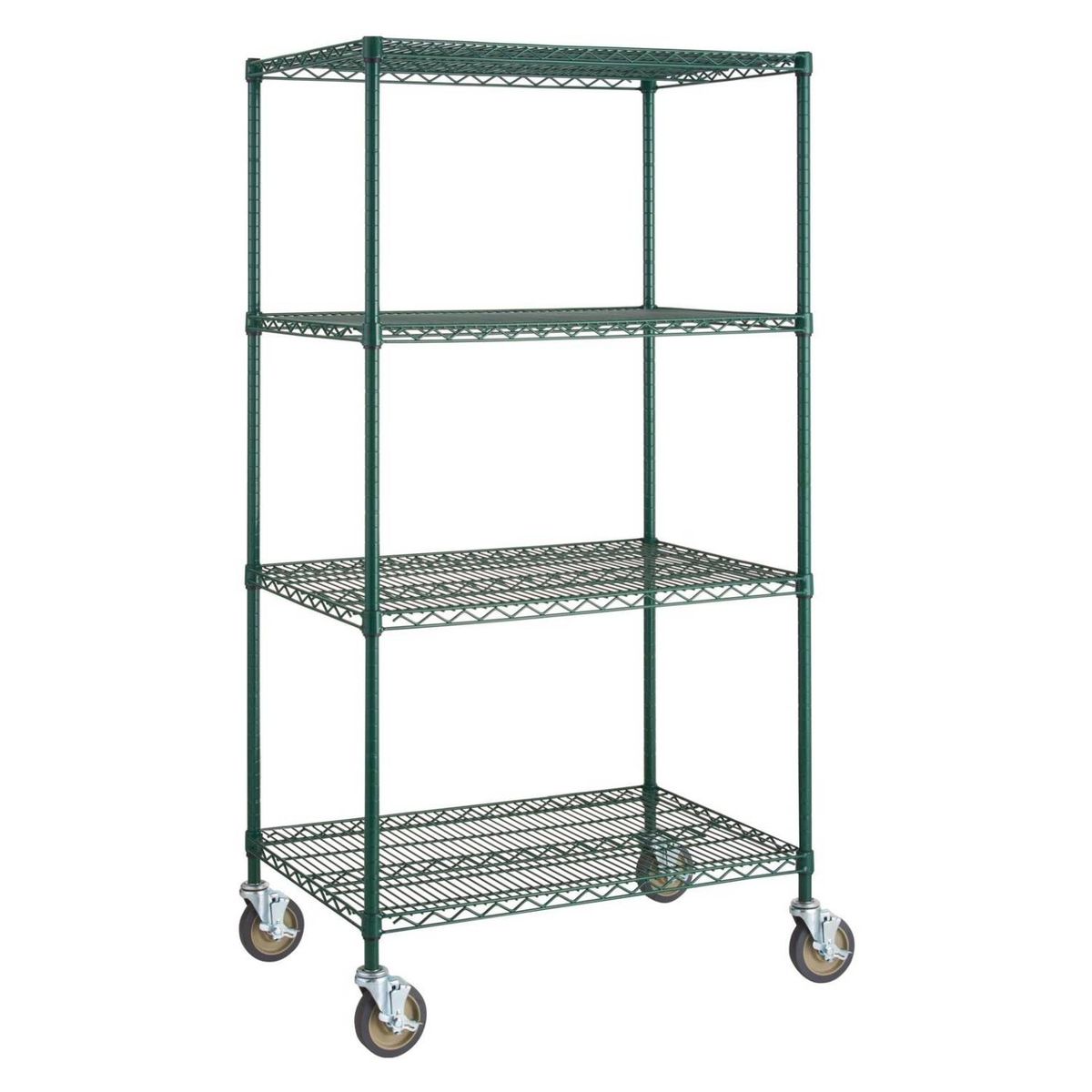 AUTORODEC - Estante Móvil Acero Epóxico 61X91X174 Cm 4 Repisas