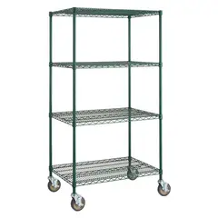 AUTORODEC - Estante Móvil Acero Epóxico 61X91X174 Cm 4 Repisas