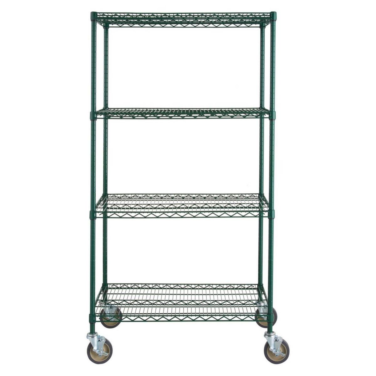 AUTORODEC - Estante Móvil Acero Epóxico 61X91X174 Cm 4 Repisas