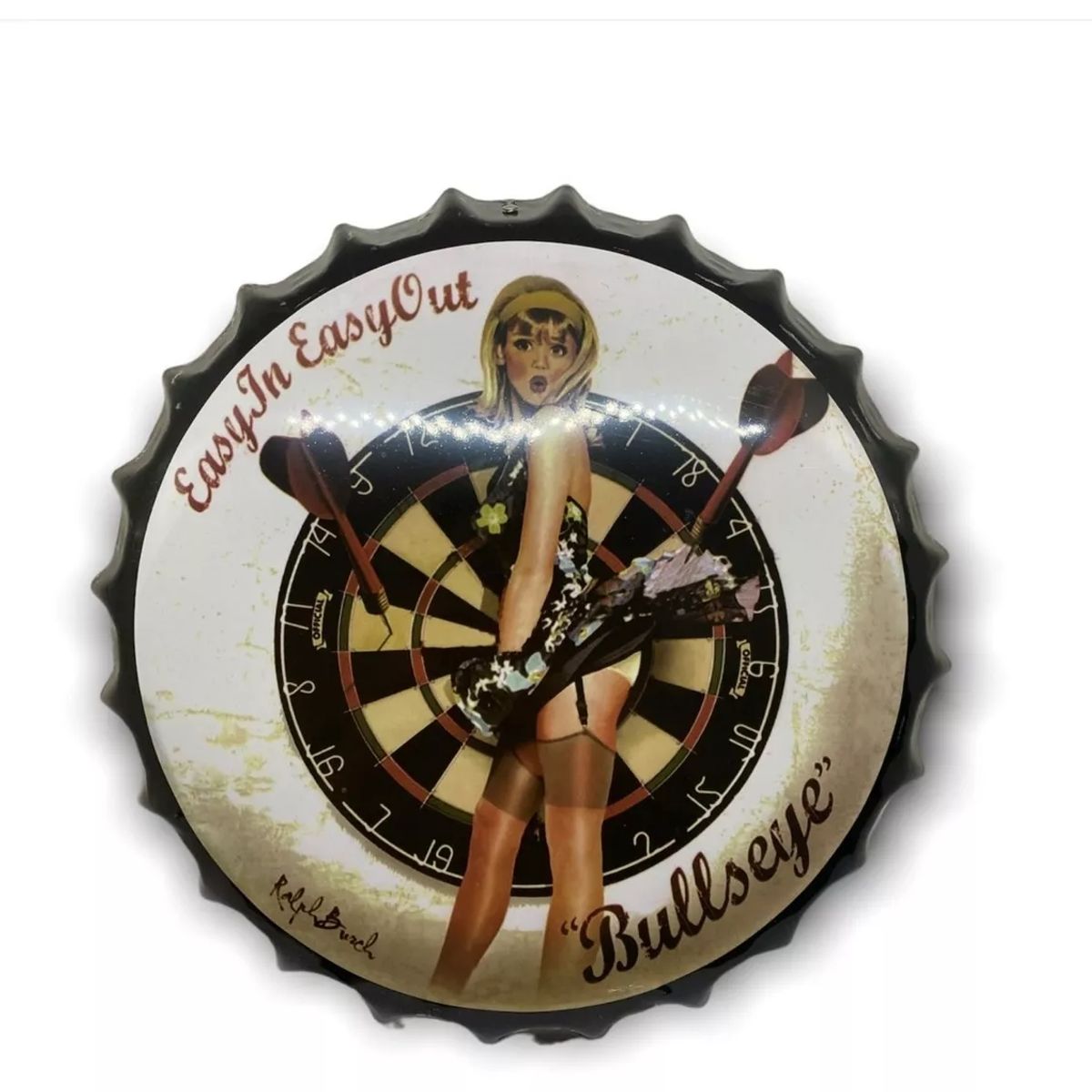 GENERICO - Chapa Tapa De Botella Decorativas Vintage 35cm - S4175B