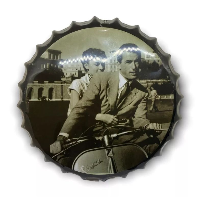 GENERICO - Chapa Tapa De Botella Decorativas Vintage 35cm - S4175M