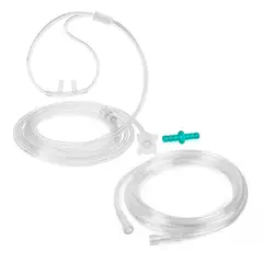 TOPMEDIC - Kit de Oxigenoterapia Cánula Nasal Alargador y Conector para Adultos
