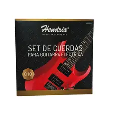 HENDRIX - Set de Cuerdas para Guitarra Eléctrica Calibre 0.10 - Gris