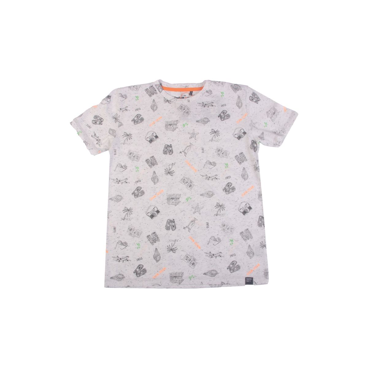 PILLIN - Polera Niño Gris claro Pillin PILLIN