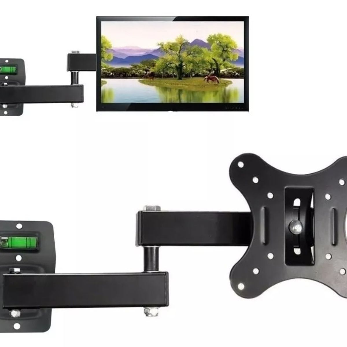 IRM - Soporte Tv Base Pared Monitor 10 A 32 Pulgadas 10 Kg. 180°