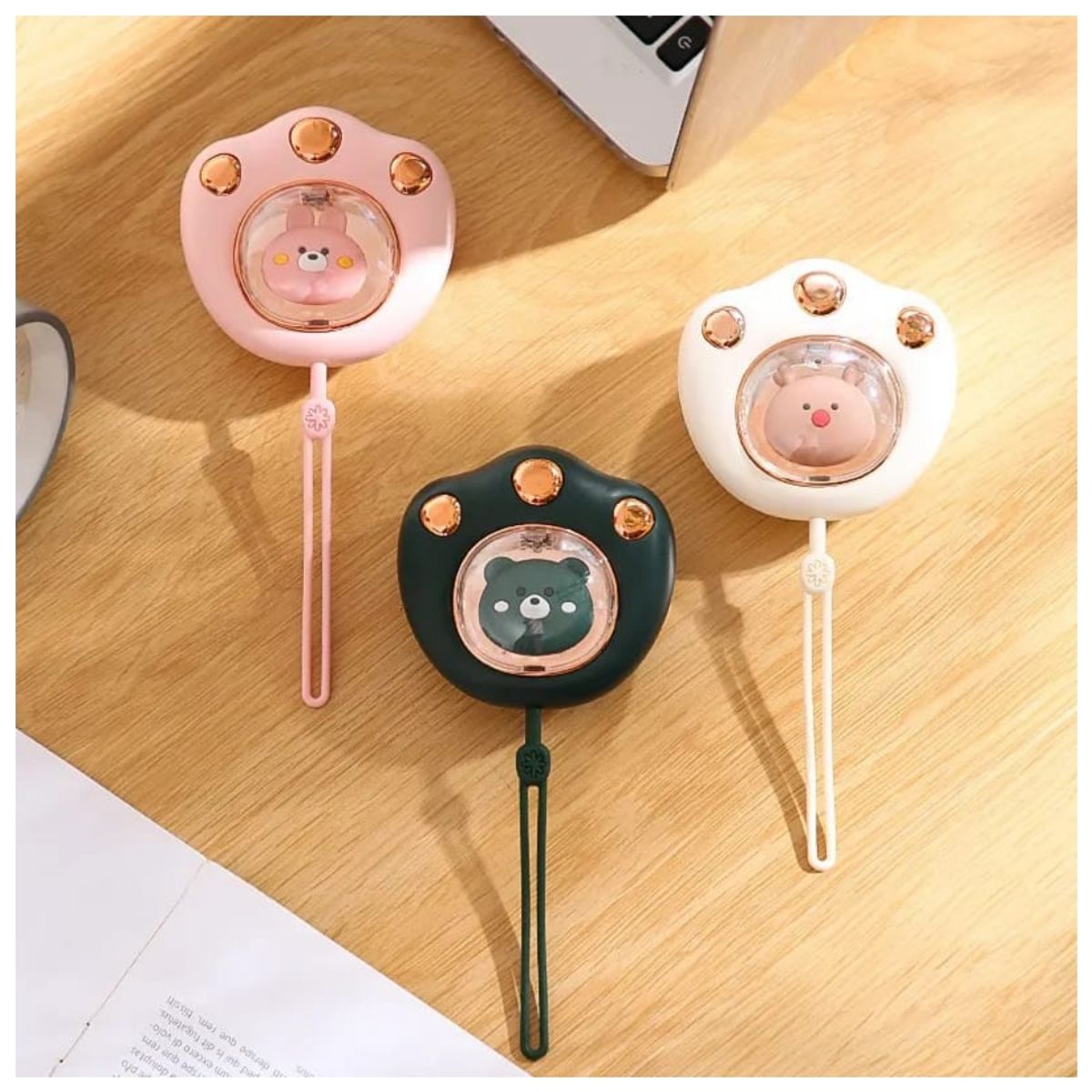 OEM - GUATERO DE MANOS PORTATIL RECARGABLE USB ROSA