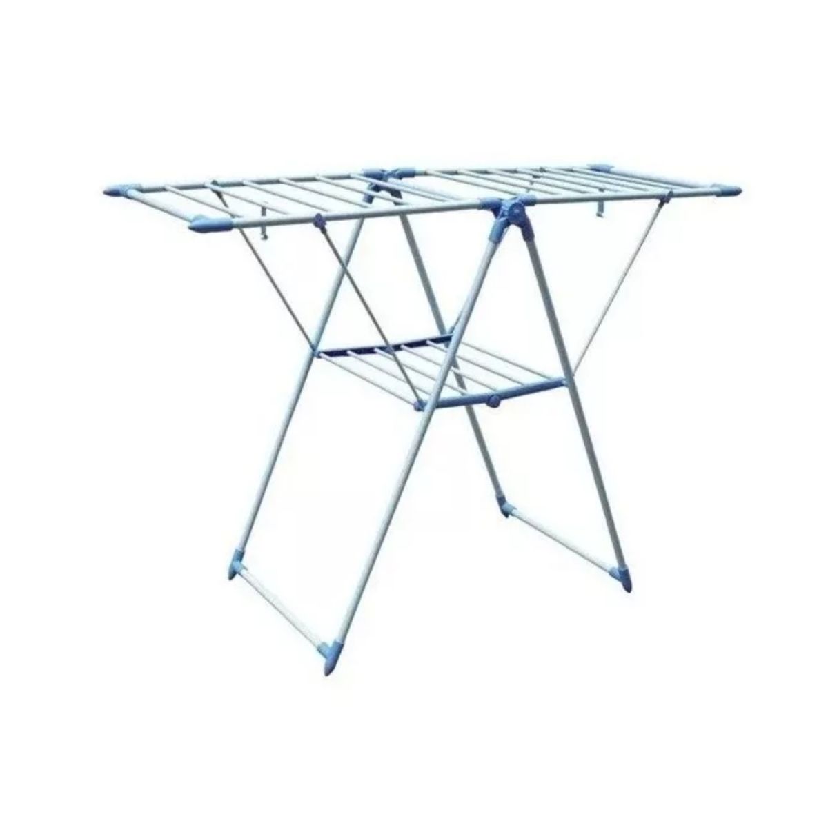 GENERICO - Tendedero De Ropa Plegable Rack 2 Niveles Útil Peq Espacios