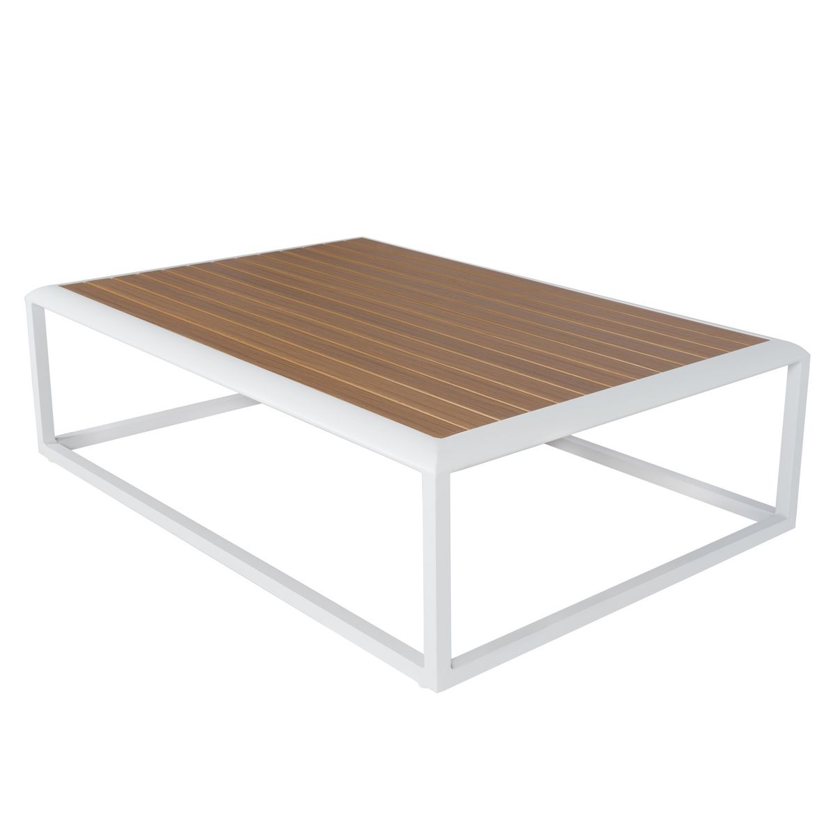 BOKAN - Mesa de Centro Terraza Savoy Blanca