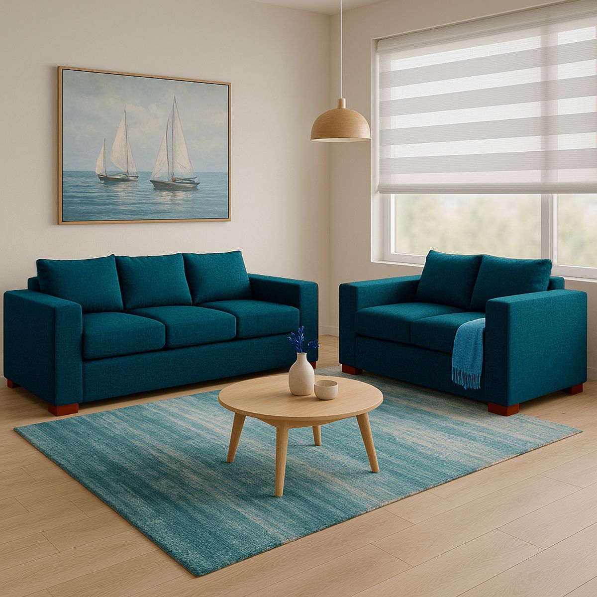 DKORA - Living City sofa 3 cuerpos + sofa 2 cuerpos Calipso