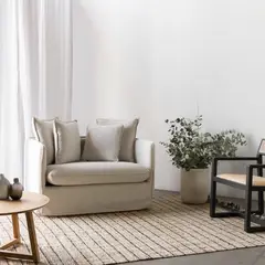 AMOBLE - Sofa Jacinta Beige 120 H Amoblé