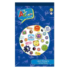 PRONOBEL - Stickers Libro Caritas Felices Art & Craft