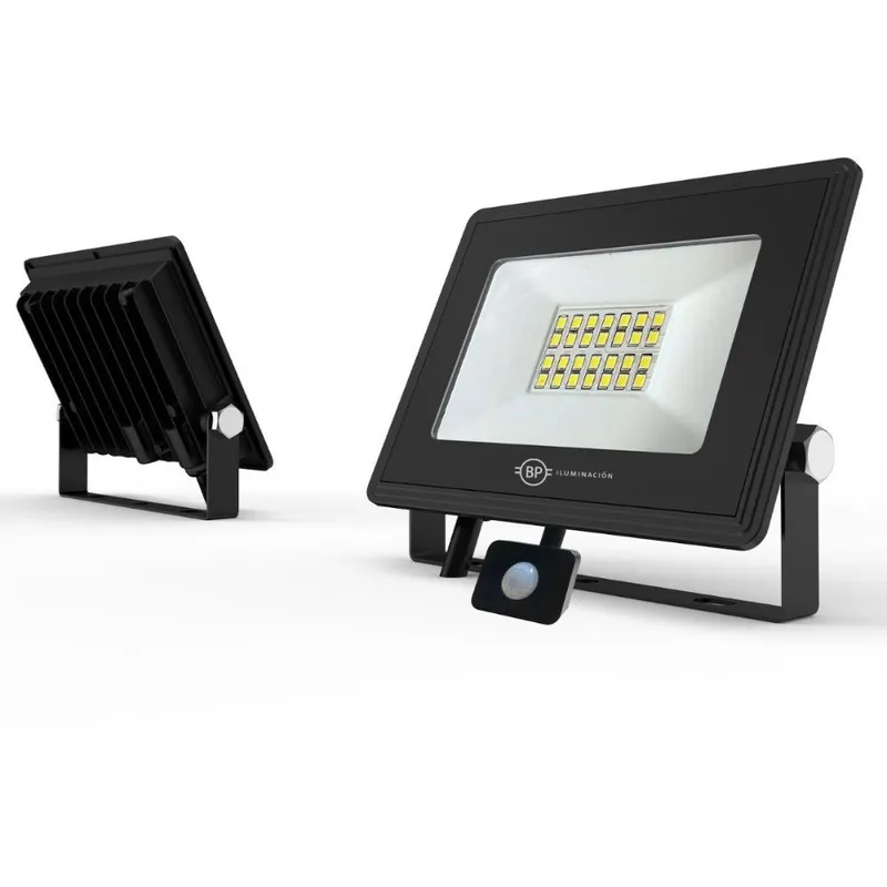BP - Proyector Led ByP 20w Luz Blanco Frío Con Sensor Movimiento BP