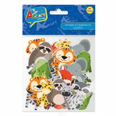 PRONOBEL - Figura Animales Goma Eva 48 Piezas