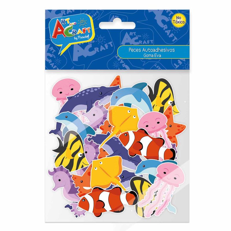 PRONOBEL - Figura Peces Goma Eva 36 Piezas