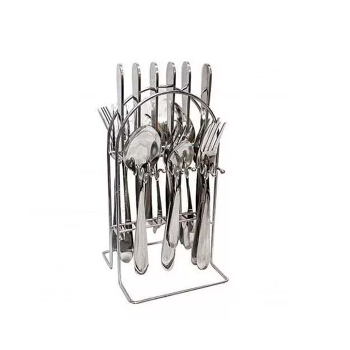 GENERICO - Set De Cubiertos 24 Piezas Acero Inoxidable