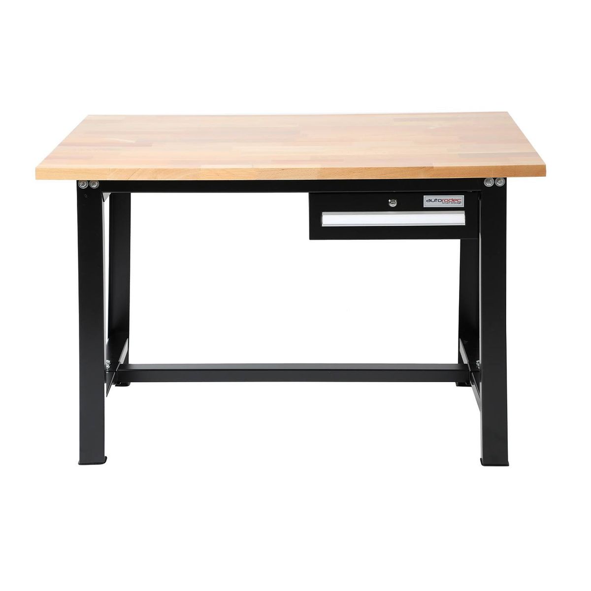 AUTORODEC - Mesón De Trabajo 120X75X88 cm Cubierta De Madera Sólida