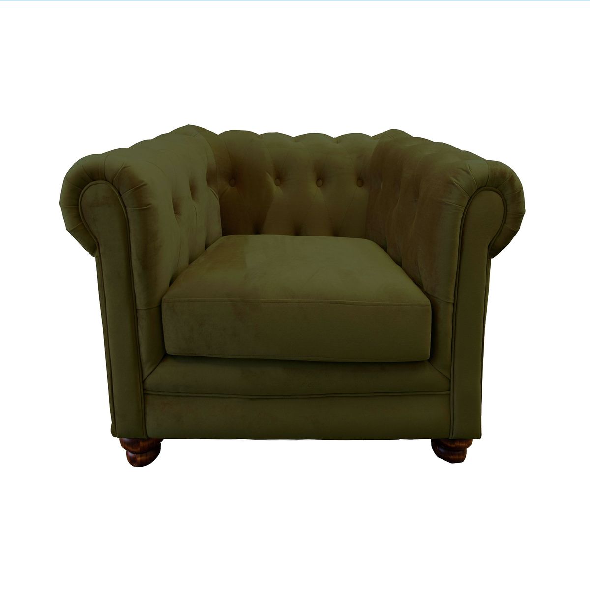 LATAM HOME - SOFA FLORENCIA 1C TELA VELVET VERDE