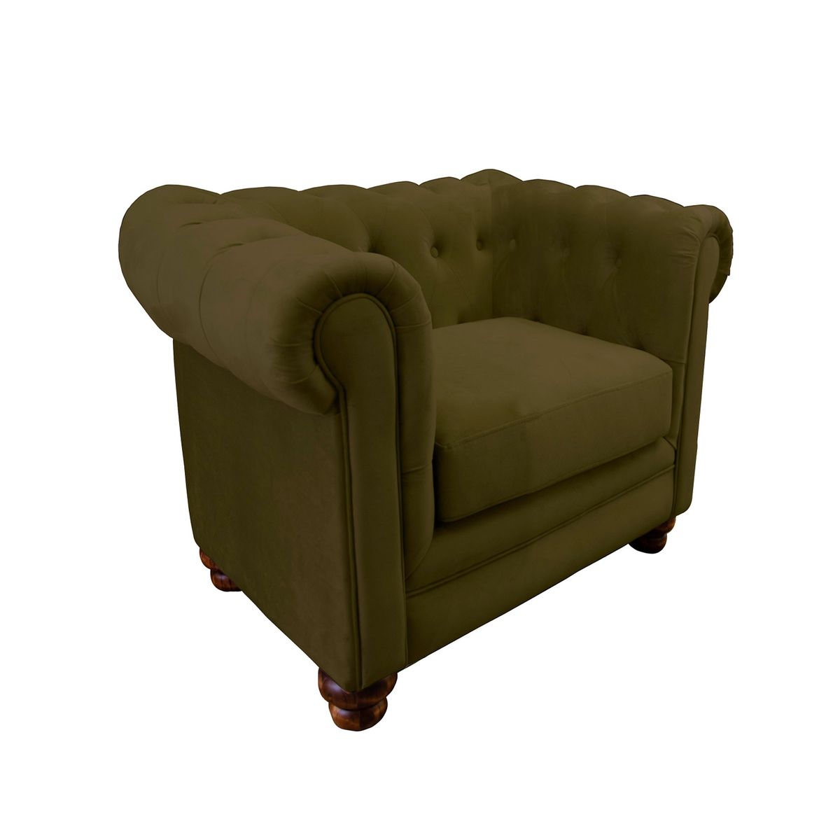 LATAM HOME - SOFA FLORENCIA 1C TELA VELVET VERDE