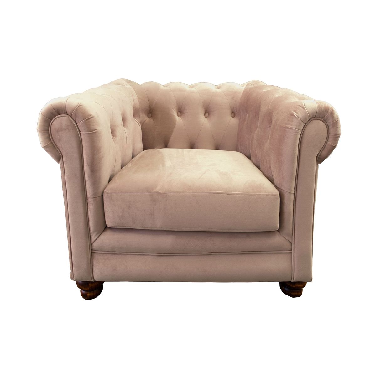 LATAM HOME - SOFA FLORENCIA 1C TELA VELVET BEIGE