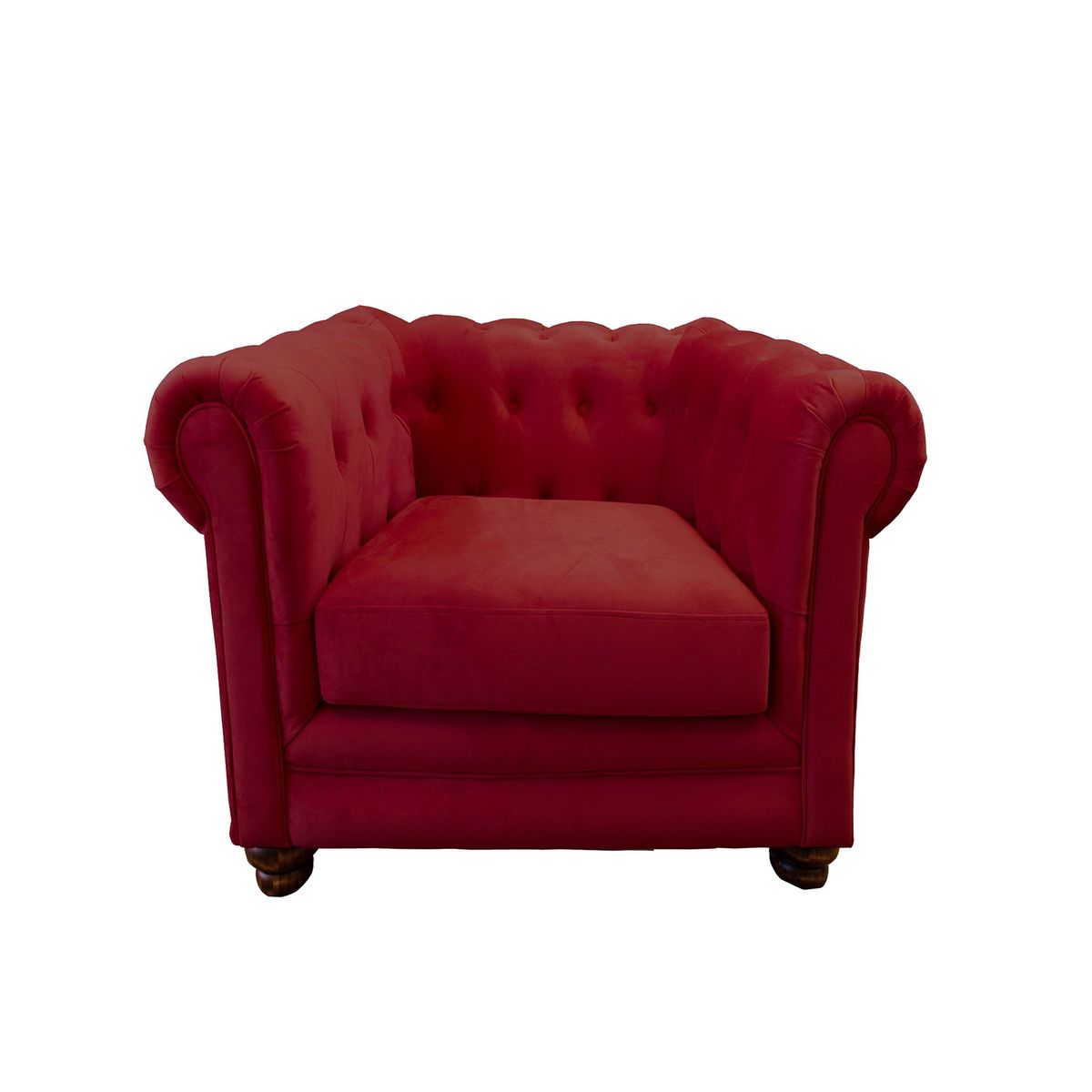 LATAM HOME - SOFA FLORENCIA 1C TELA VELVET BURDEO