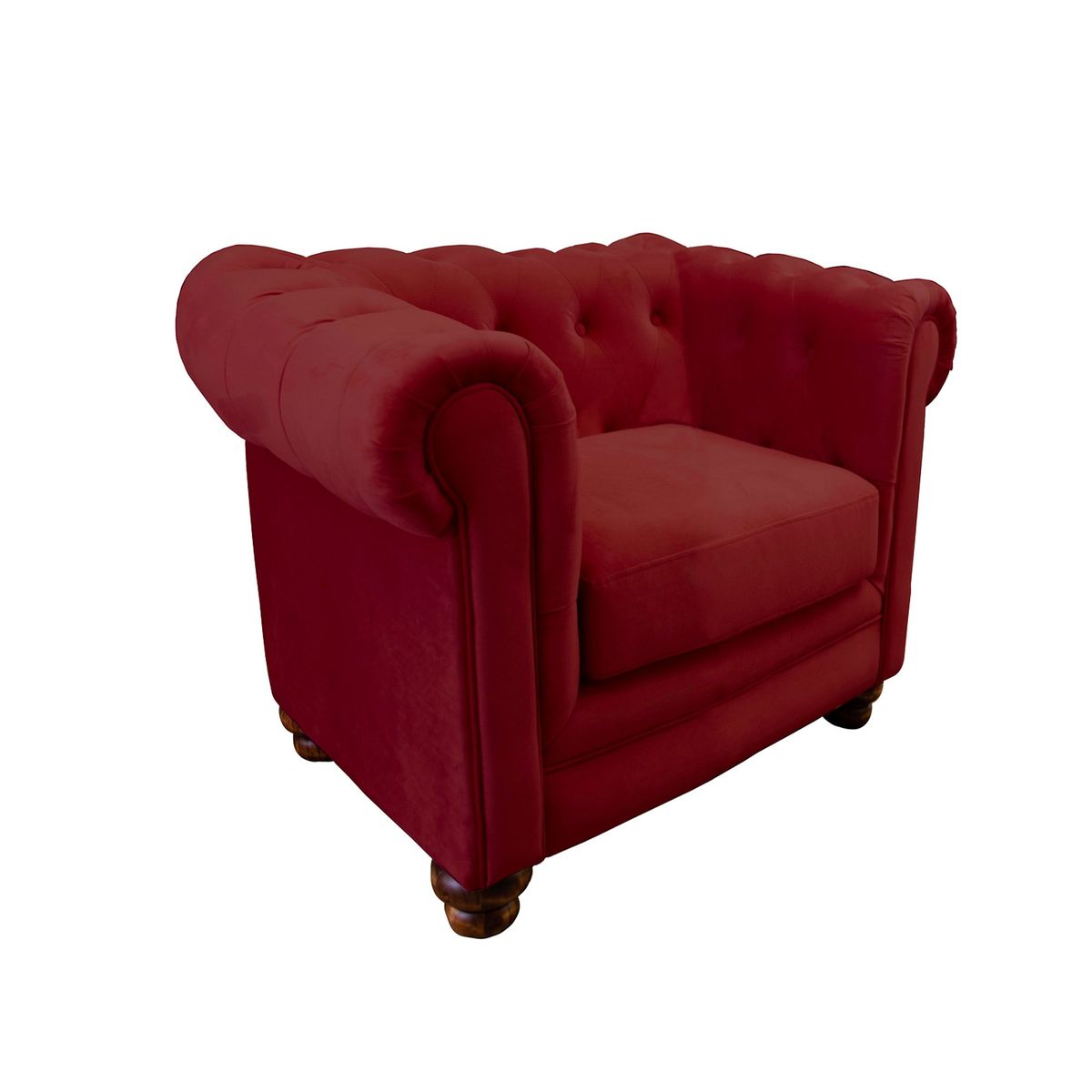 LATAM HOME - SOFA FLORENCIA 1C TELA VELVET BURDEO