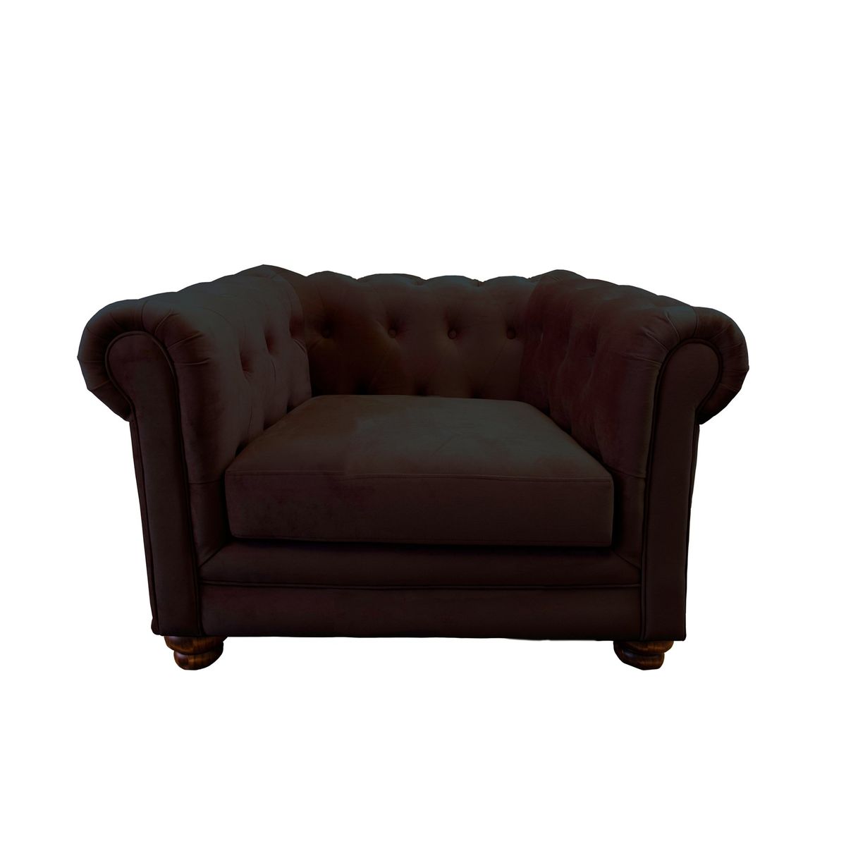 LATAM HOME - SOFA FLORENCIA 1C TELA VELVET CHOCOLATE