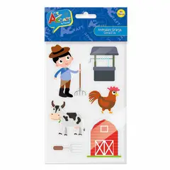 PRONOBEL - Figura Granja Goma Eva 11 Piezas