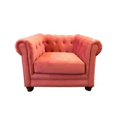 LATAM HOME - SOFA FLORENCIA 1C TELA VELVET PALO ROSA