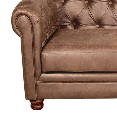 Imagen 2 del producto Sofá Florencia 1 Cuerpo Capitoné Caramelo