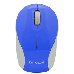DATACOM - Mini Mouse Inalámbrico 3D Azul