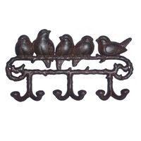 Perchero de pared diseño pajaros