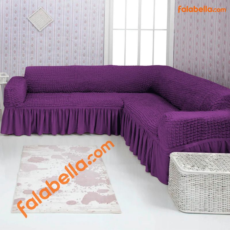 GENERICO - Fundas de sillones original Turco Tipo L o en L esquinero Conchevino