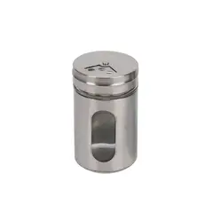 HOMEWELL - Especiero de Metal Plateado 70ml